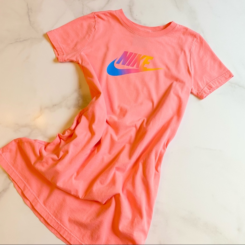 Nike Girls T-Shirt Dress with Pockets